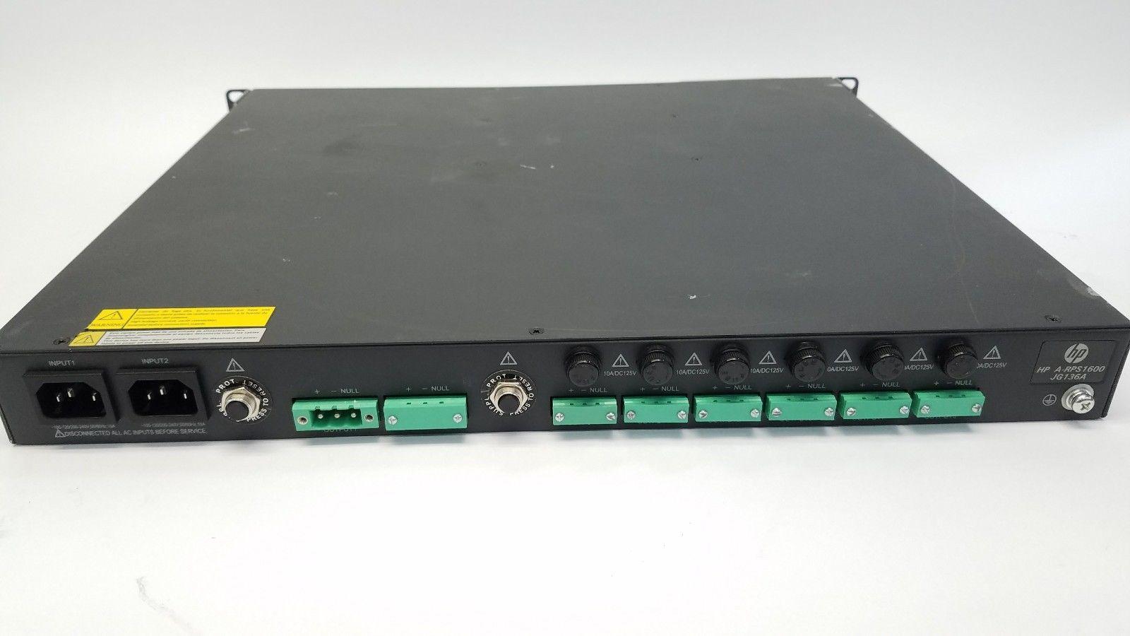 Jg136a#aba Hp Redundant Power System For Rps1600 Switch